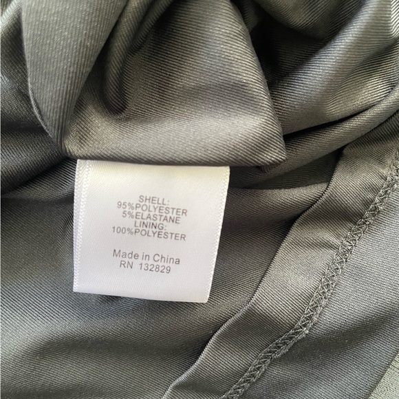 Lovers + Friends REVOLVE Silver Metallic Mini Dress sz Small - Long sleeve Mini - Picture 9 of 9